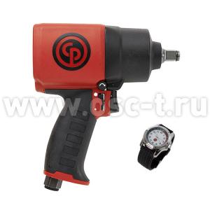 Пневмогайковерт 1/2" 1300Нм Chicago Pneumatic CP7749 + часы (арт.  8941177498).