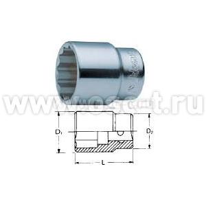 Головка 3/4" ARSENAL-HANS 12-гр. 35 мм (6402M35) (арт: HANS_6402M35)