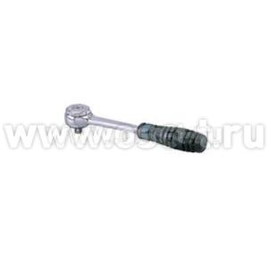 KING TONY Трещотка 1/4" 72шага круглая (№2755-55G)(арт: 2755-55G)