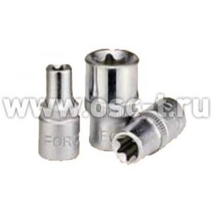 FORCE Головка 1/4" E-12 короткая (52612) (арт: 52612)