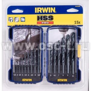 IRWIN Набор свёрел по металлу HSS PRO DIN 338 19пр 10502500(арт: IRWIN_10502500)